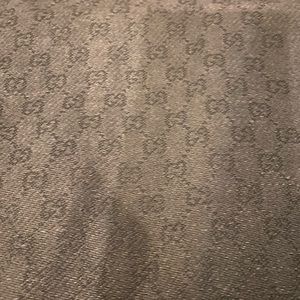 Gucci Black Logo Scarf